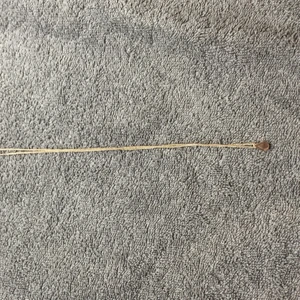 Finns ingen exakt storlek  - Säker ett halsband tycker det är fint men har tröttnat o det ligger o blir aldrig använd typ. 