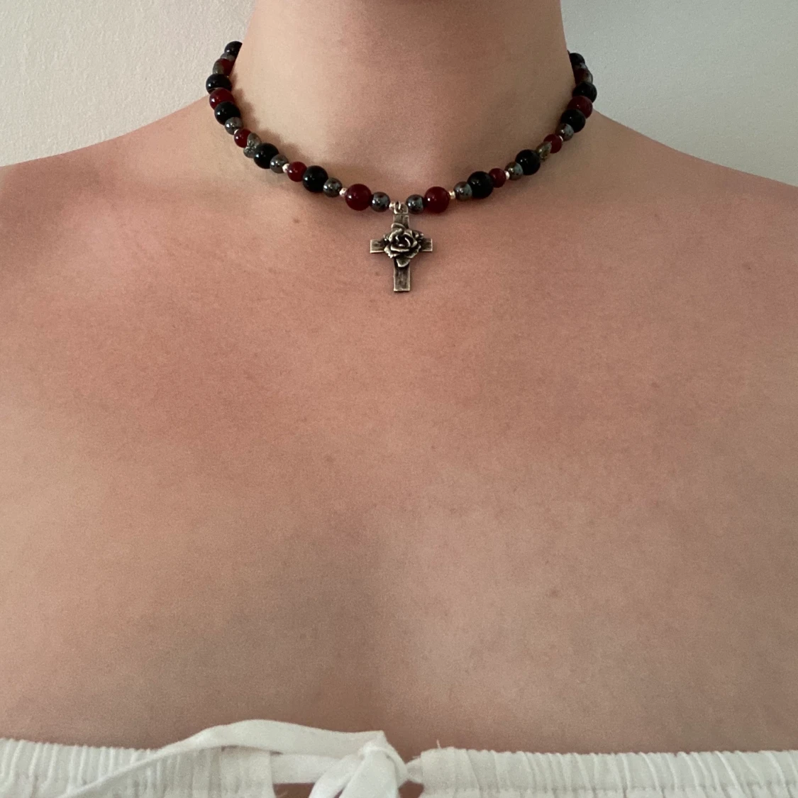 Svart halsband ✝️ - 91