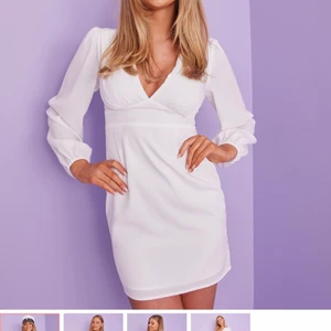 Vit klänning - En sprillans ny klänning från Nelly. Skön och superfin till sommaren.💕 nypris 459:-