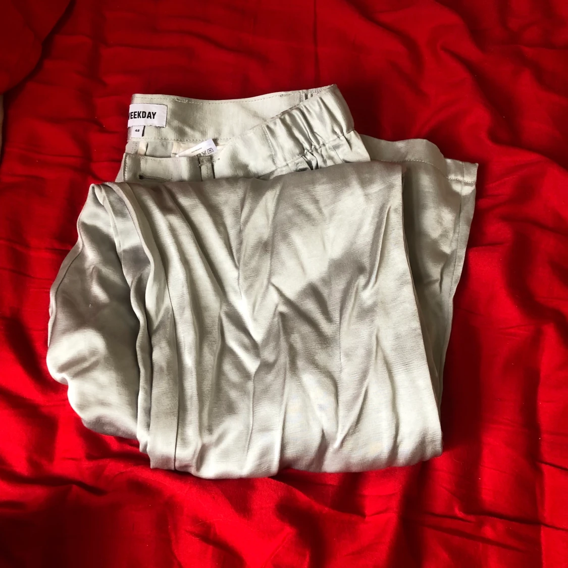 Silvriga kostym byxor  - 91