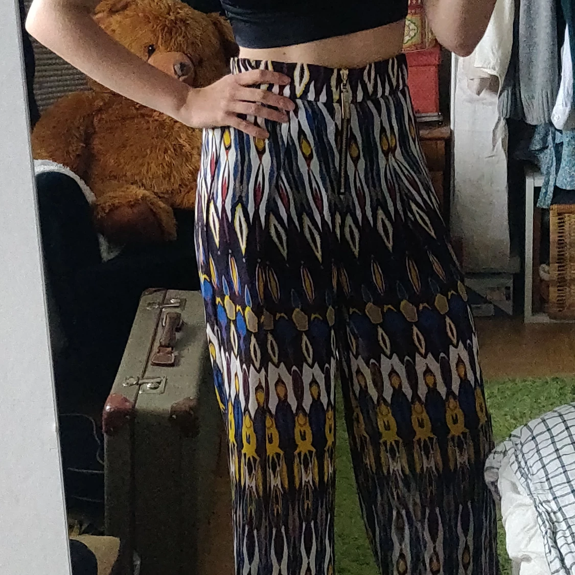 Färgglada byxor - 90