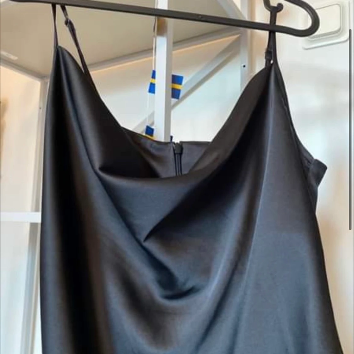 Stradivarius silk looking klänning dress - 90