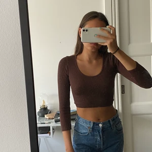 Brun zara topp XS - Använd 2 gånger 