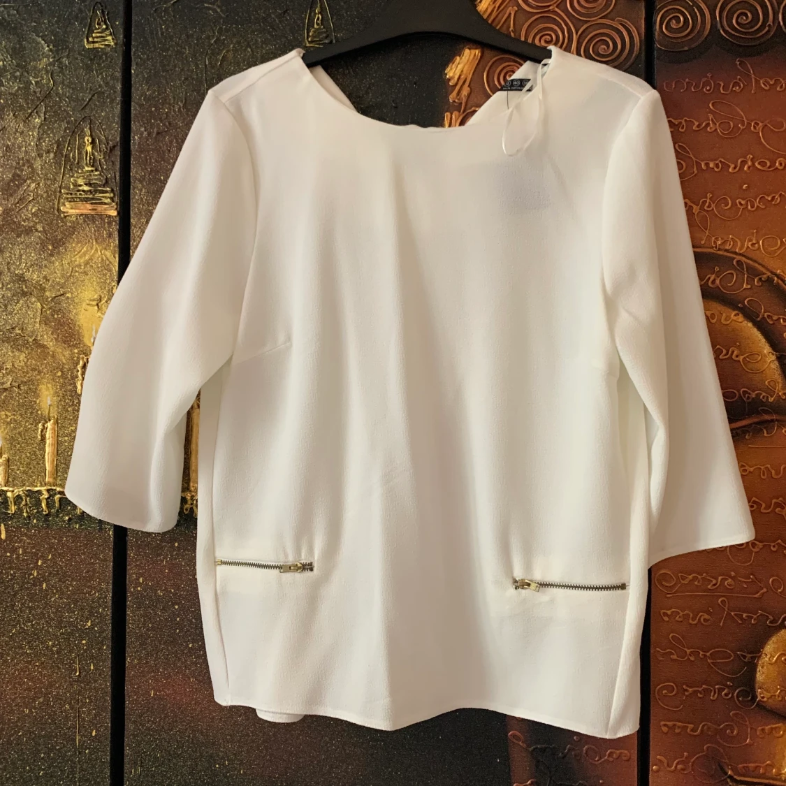 Vit primark topp strl 38