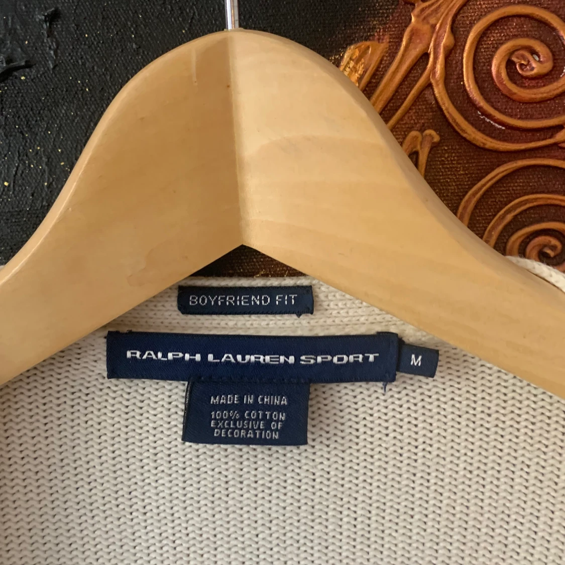 Ralph lauren kofta vit strl M  - 90