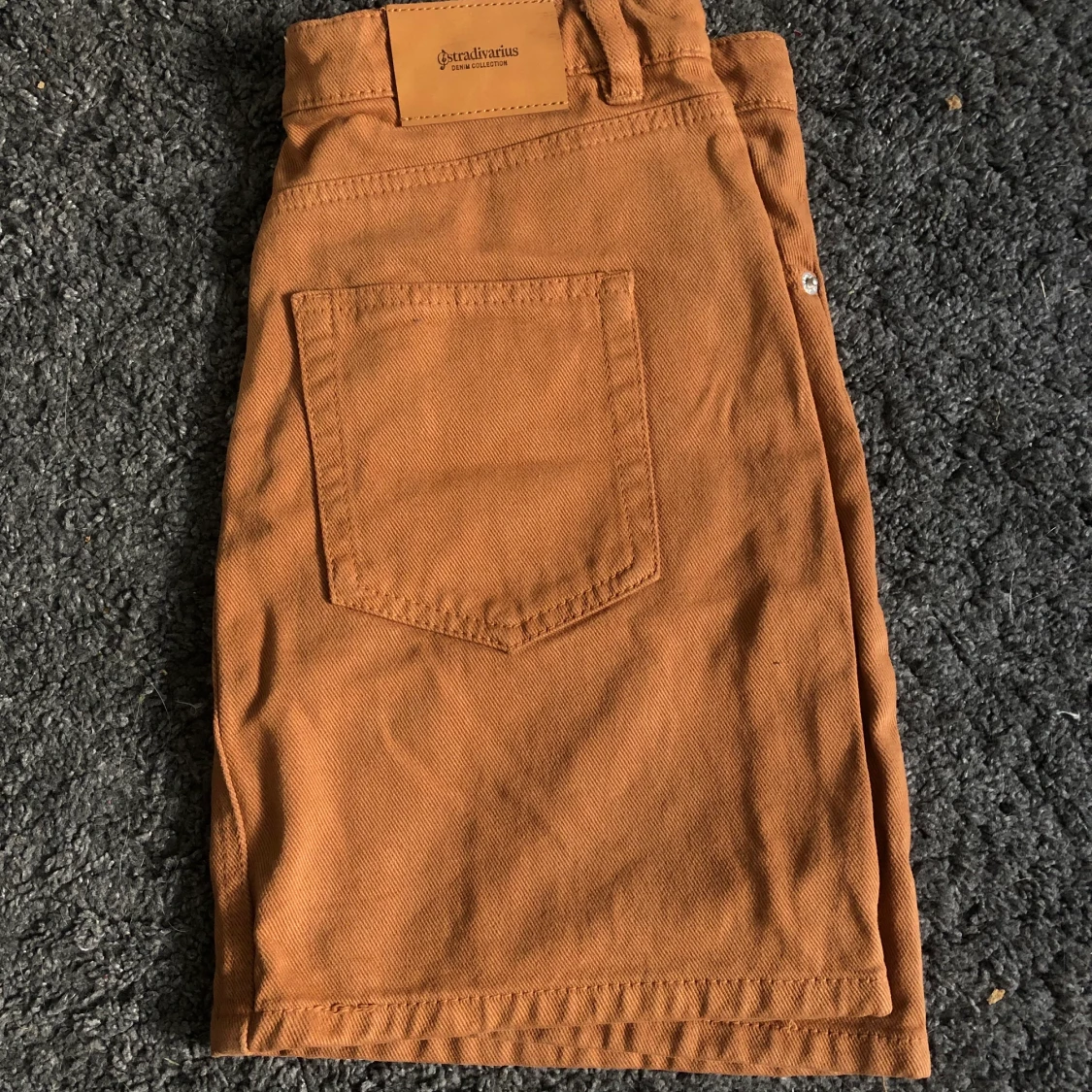 Rost orange/brun kjol 