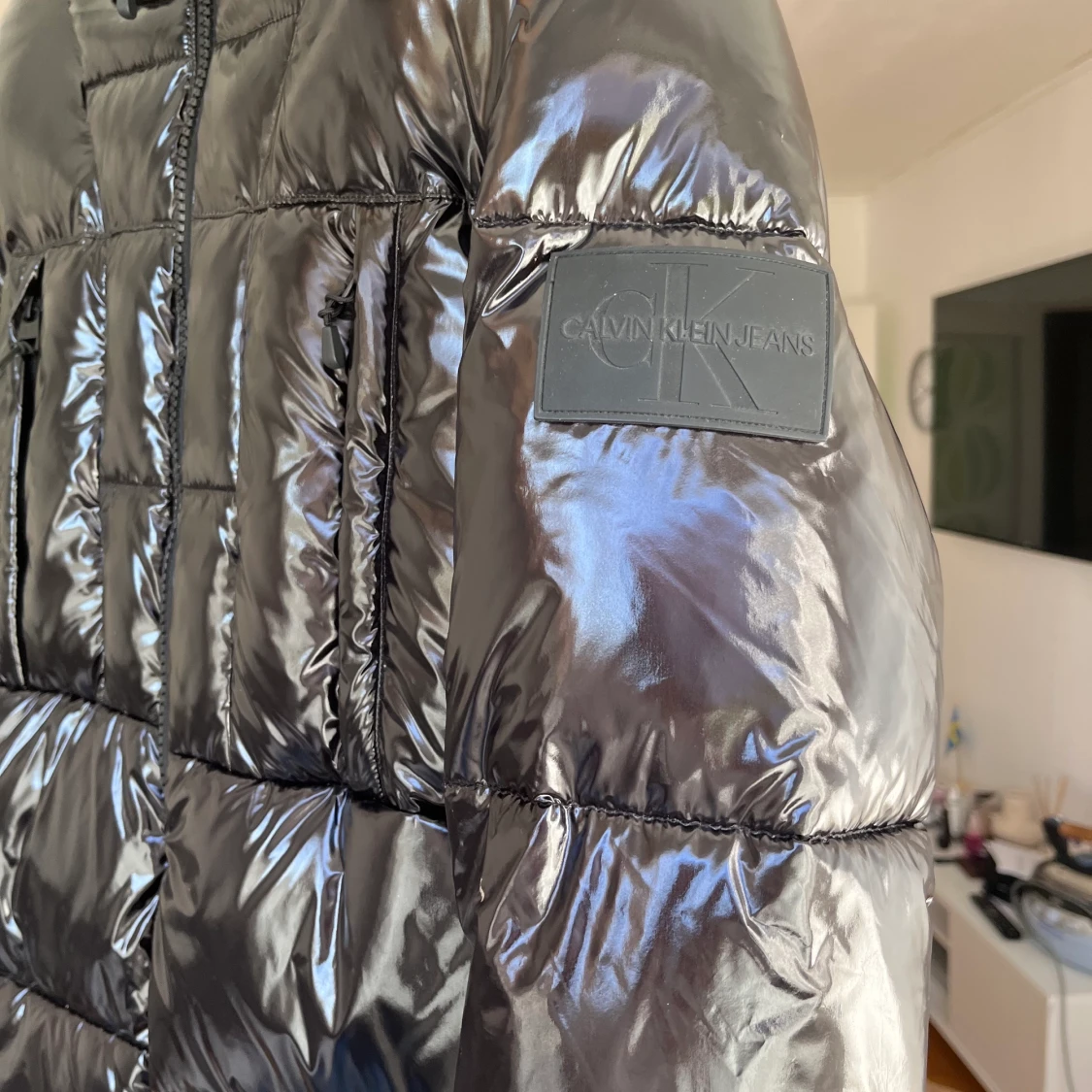 Hooded high shine Puffer Unisex - 91