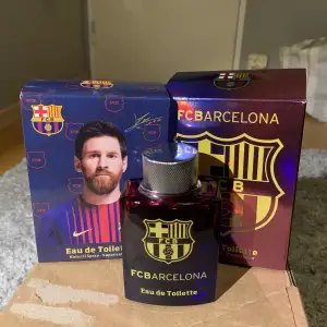 Parfym från Messis tid i Barca. Luktar basic men najs. Lite mer än 1/2 kvar. 100 ml.