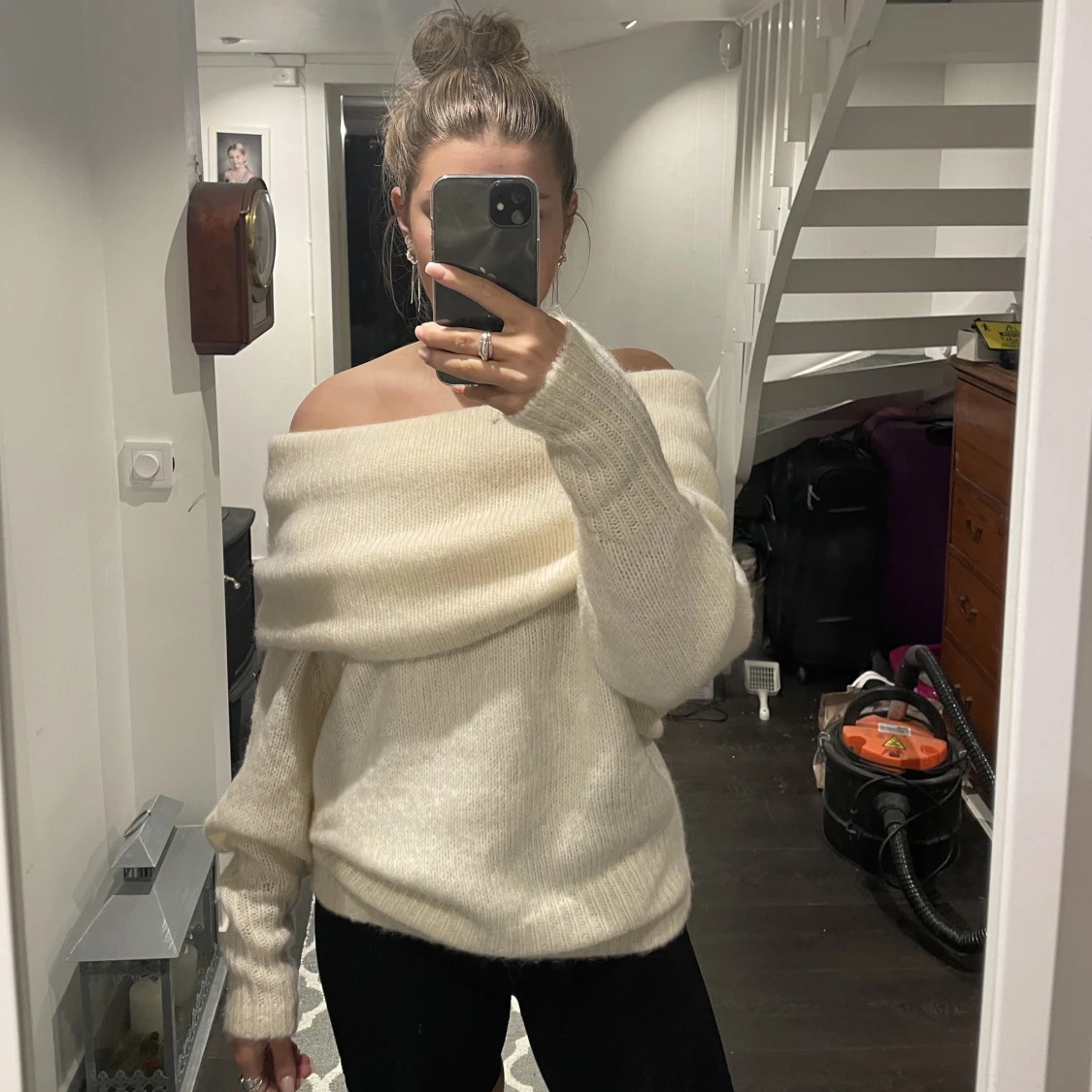 Off shoulder tröja  - 91