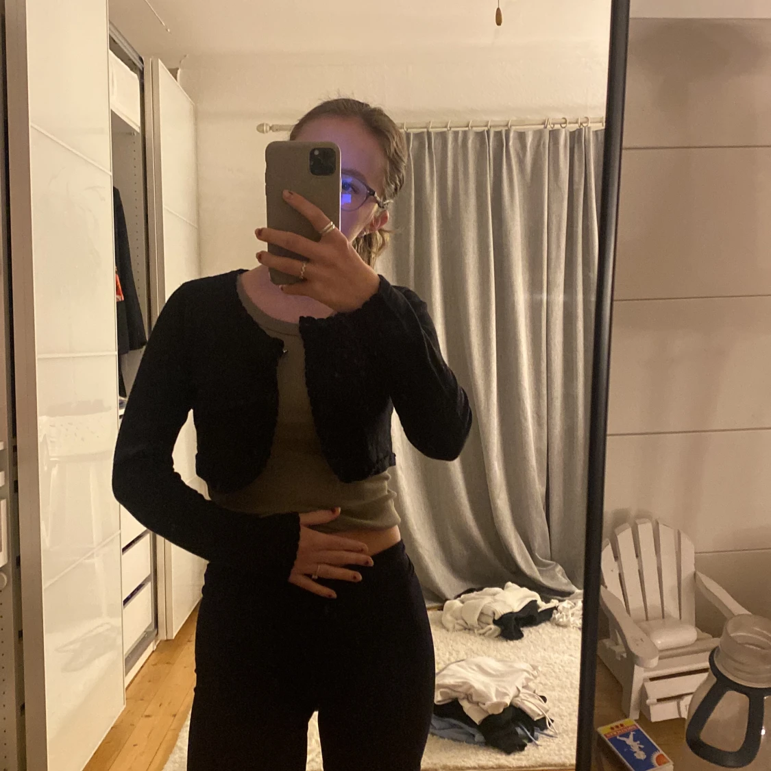 Glittrig kofta  - 90