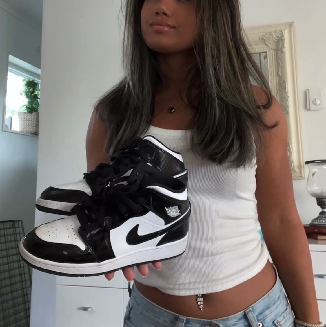 Air Jordan 1 mid ”carbon fiber”