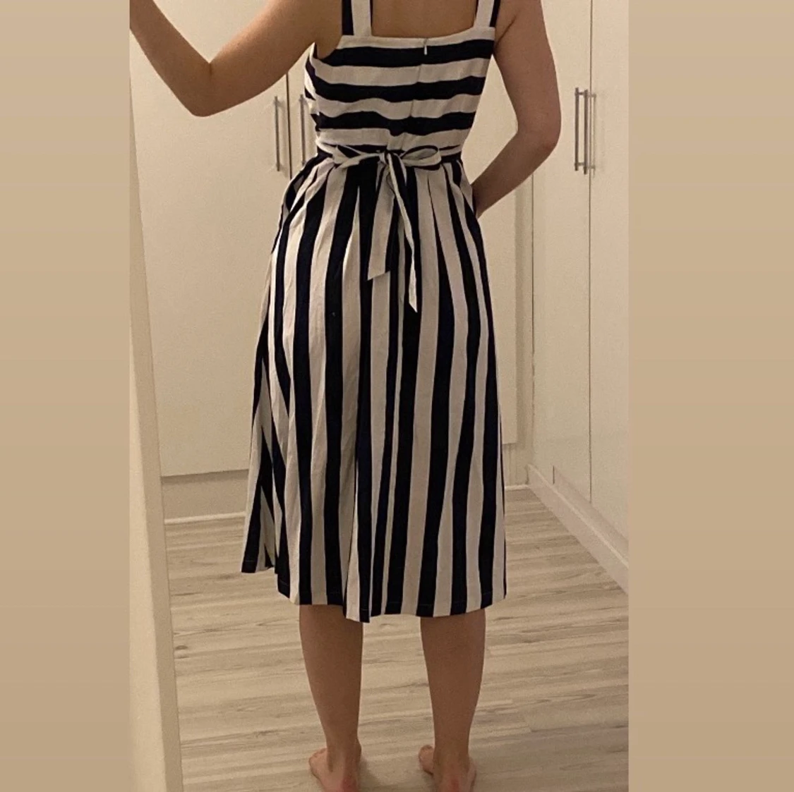 M&S randig klänning strl 36 - 90