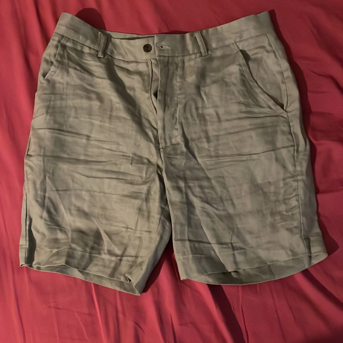 Zara gröna linne shorts