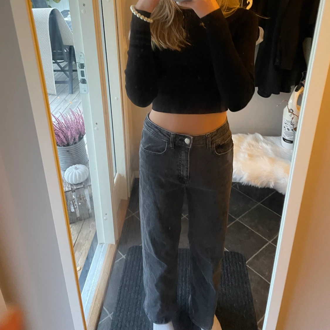 Högmidjade jeans