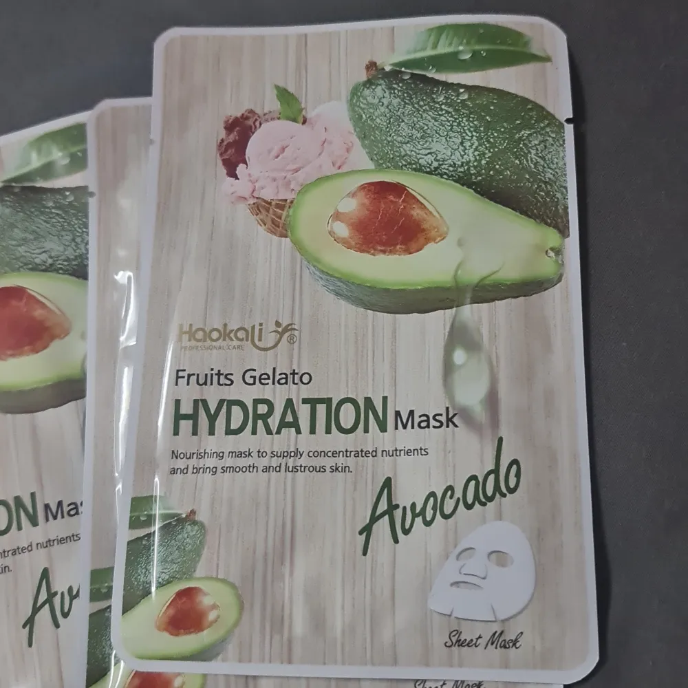 Hydration face mask / Avocado  En för 30kr  2 för 50. Övrigt.