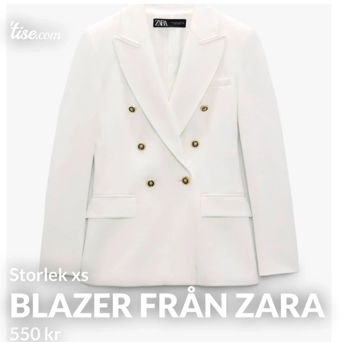 Blazer från zara storlek xs