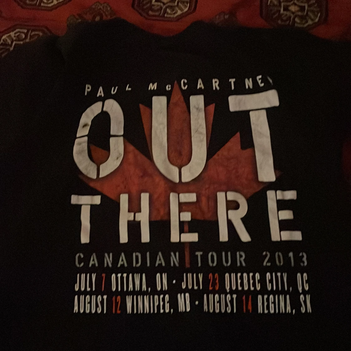 Paul McCartney vintage tour tee - 91