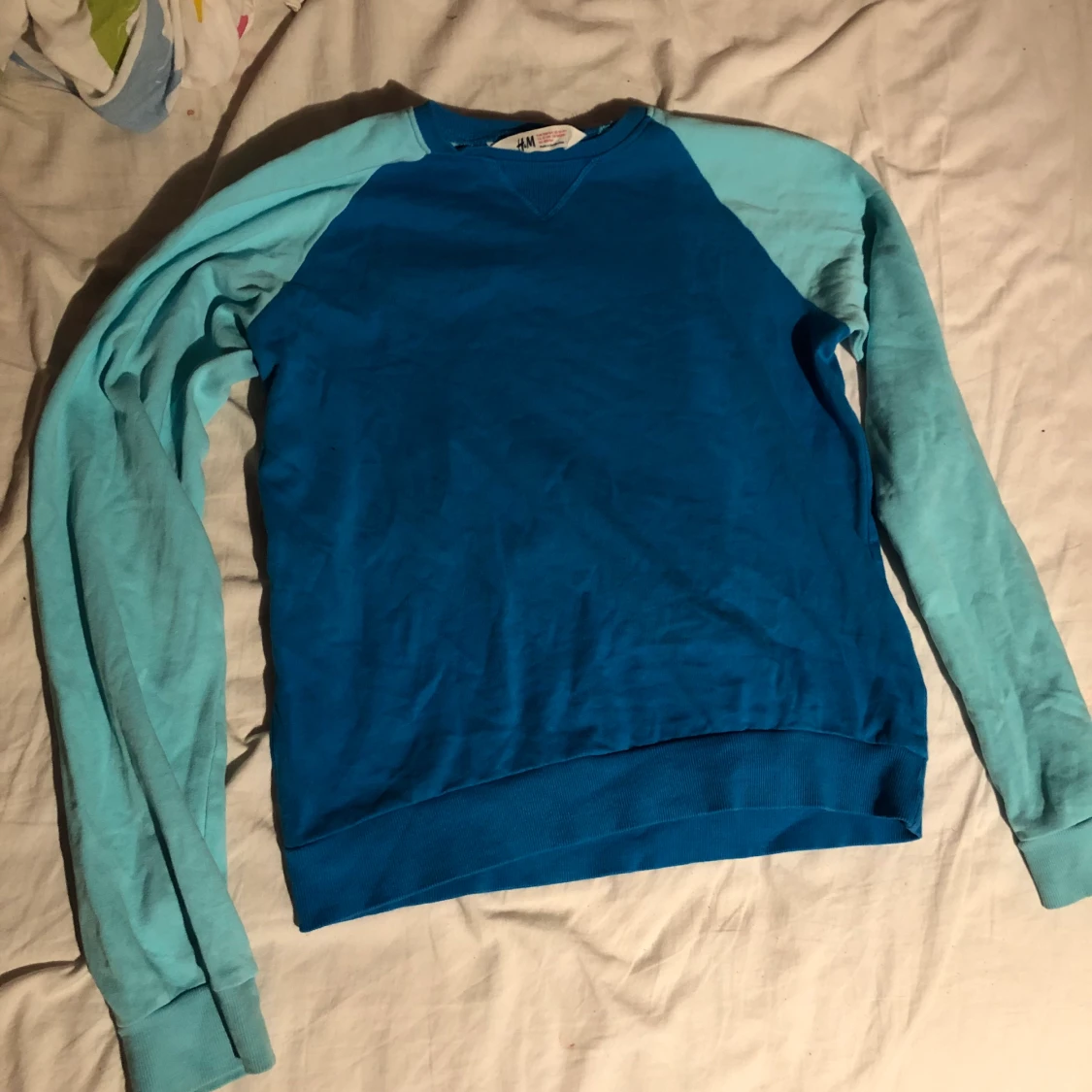Blå långärmad  - 91