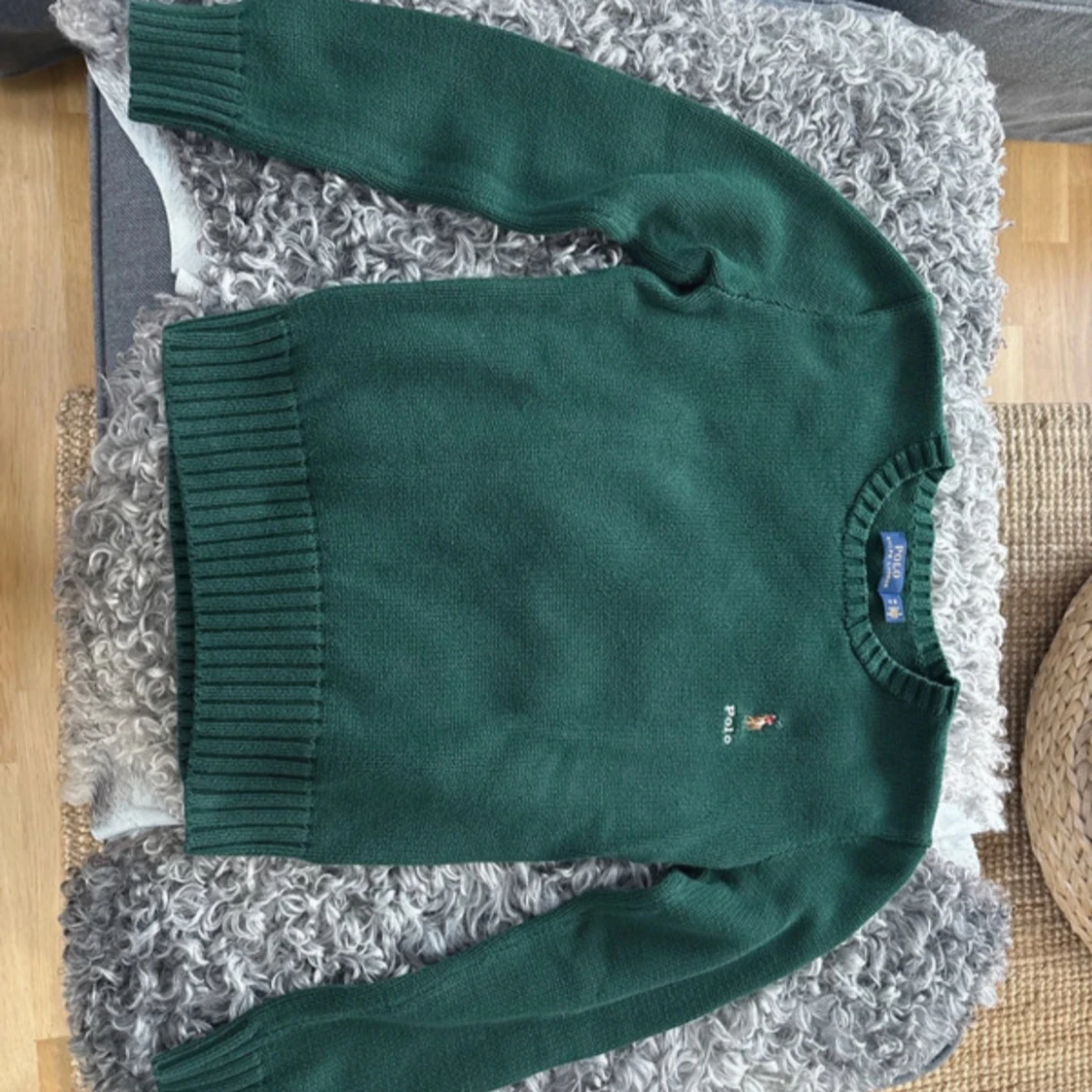 Stickad polo Ralph lauren tröja  - 90