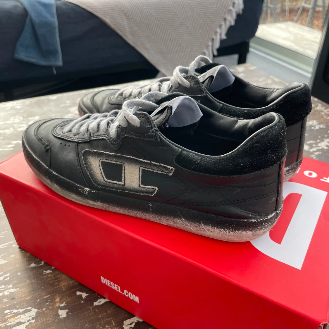 Svarta sneakers från Diesel