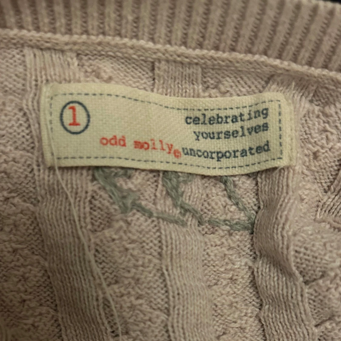 Ljusrosa stickad tröja från Odd Molly - 2