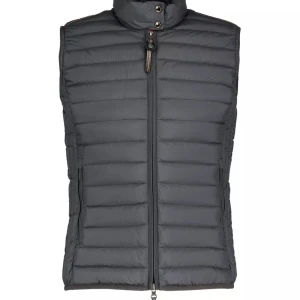 Parajumpers Svart dunväst med dragkedja - Snygg och praktisk svart dunväst med dragkedja framtill. Perfekt för lager-på-lager under kyliga dagar. Västen har en hög krage och quiltad design för extra värme. Ej använd så mycket, köptes på johnells i april för 3899kr. Kommer med originalgalge.