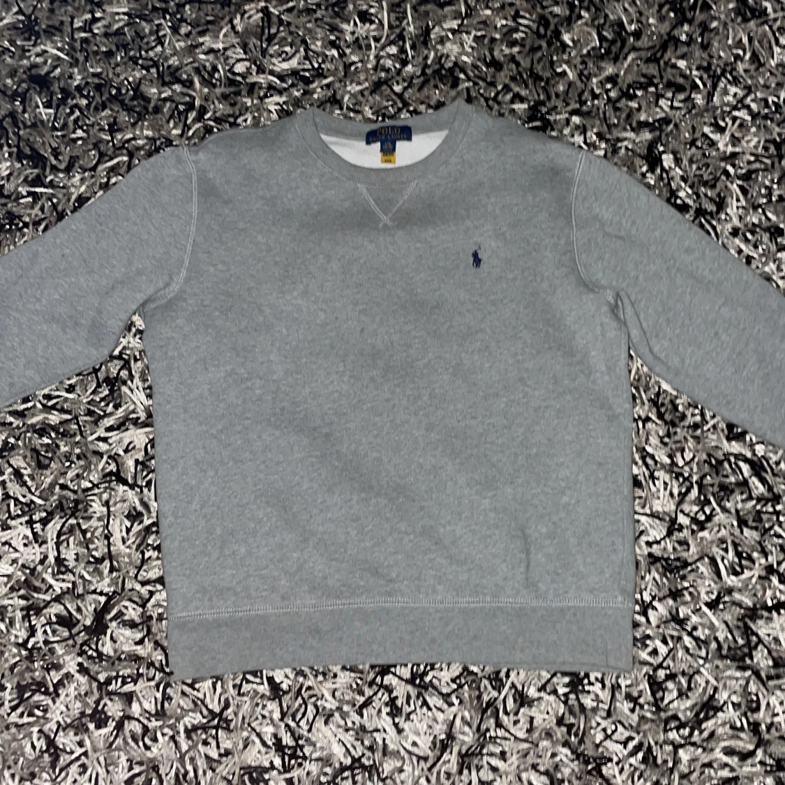 Grå polo ralph lauren tröja