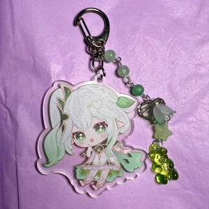 Nahida💚 - Nahida från Genshin Impact nyckelring, gjord av mig💚