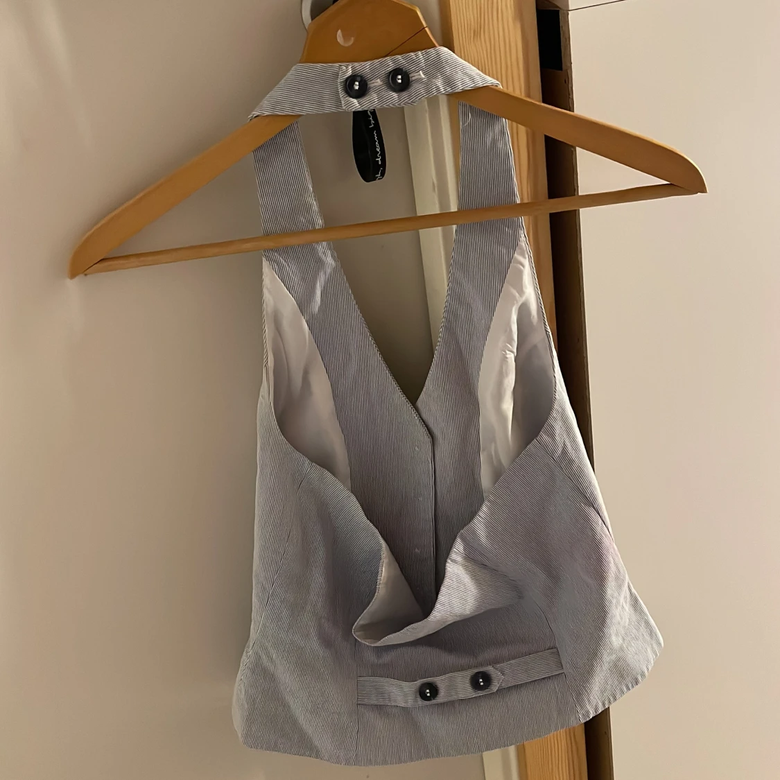 Triangel formad blå topp! 🩵🤍 - 1