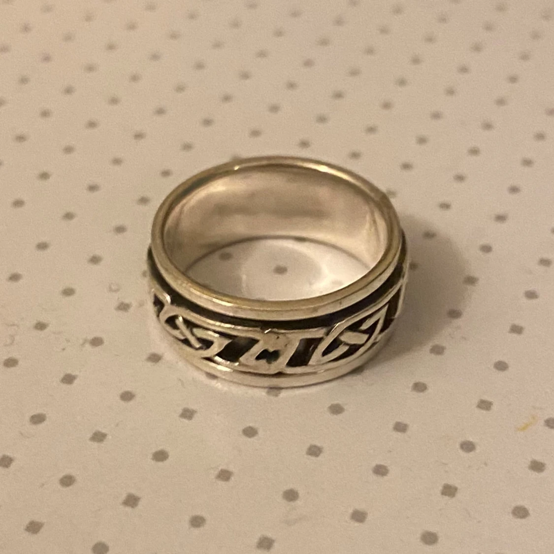 spinner silver ring - 90