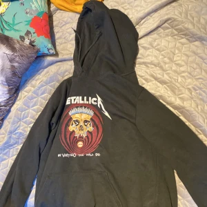 ”In vertigo you will remian” Metallica hoodie, L - Svart Metallica hoodie från HM. Storlek L, måttligt använd men i bra skick. 