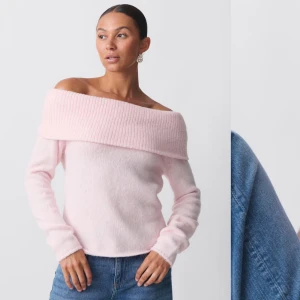 Off shoulder stickad tröja - Off shoulder stickad tröja från Gina Tricot i storlek S Aldrig använd, endast provad