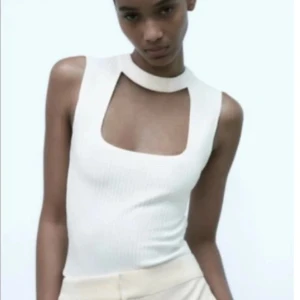 Vit choker top  - Jättefin topp från Zara💕