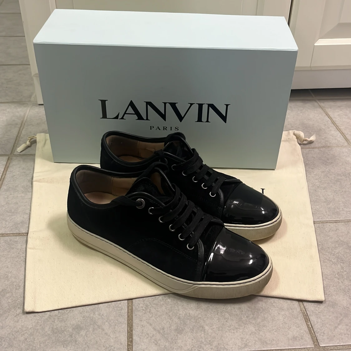 Svarta sneakers från Lanvin - 1