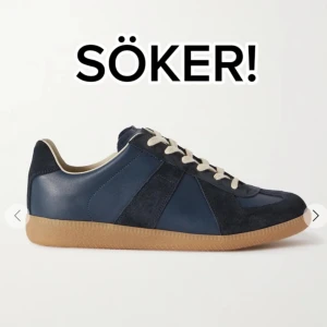 Söker Maison Margiela skor - Söker efter ett par Maison Margiela skor, helst under 2500kr. Måste inte vara den färgen som är på bilden. Helst bra skick, storlek 43-43,5.