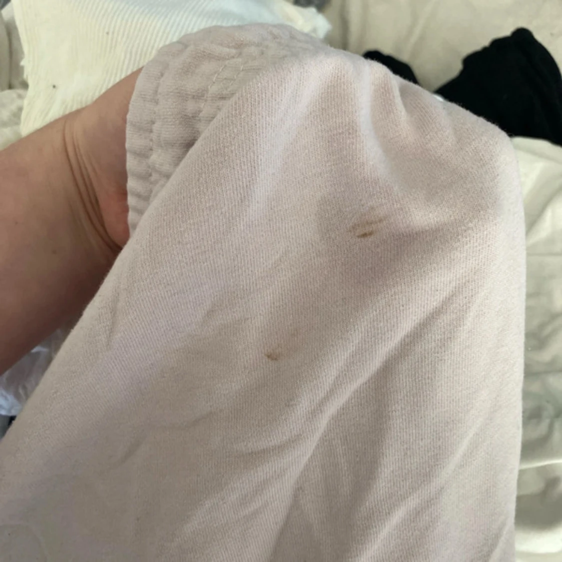 Beige och ljusrosa shorts - 4