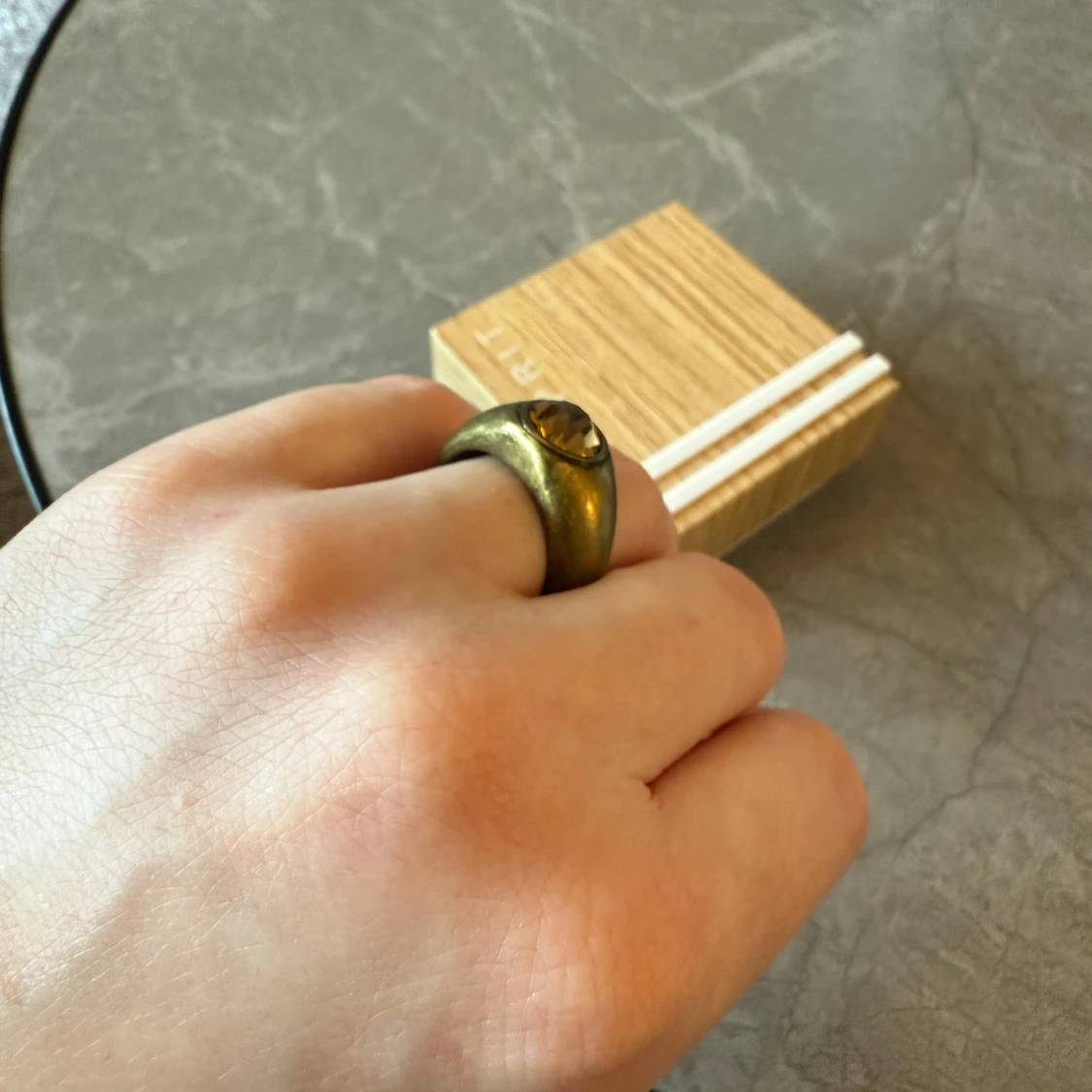 Ny ring med sten - 3