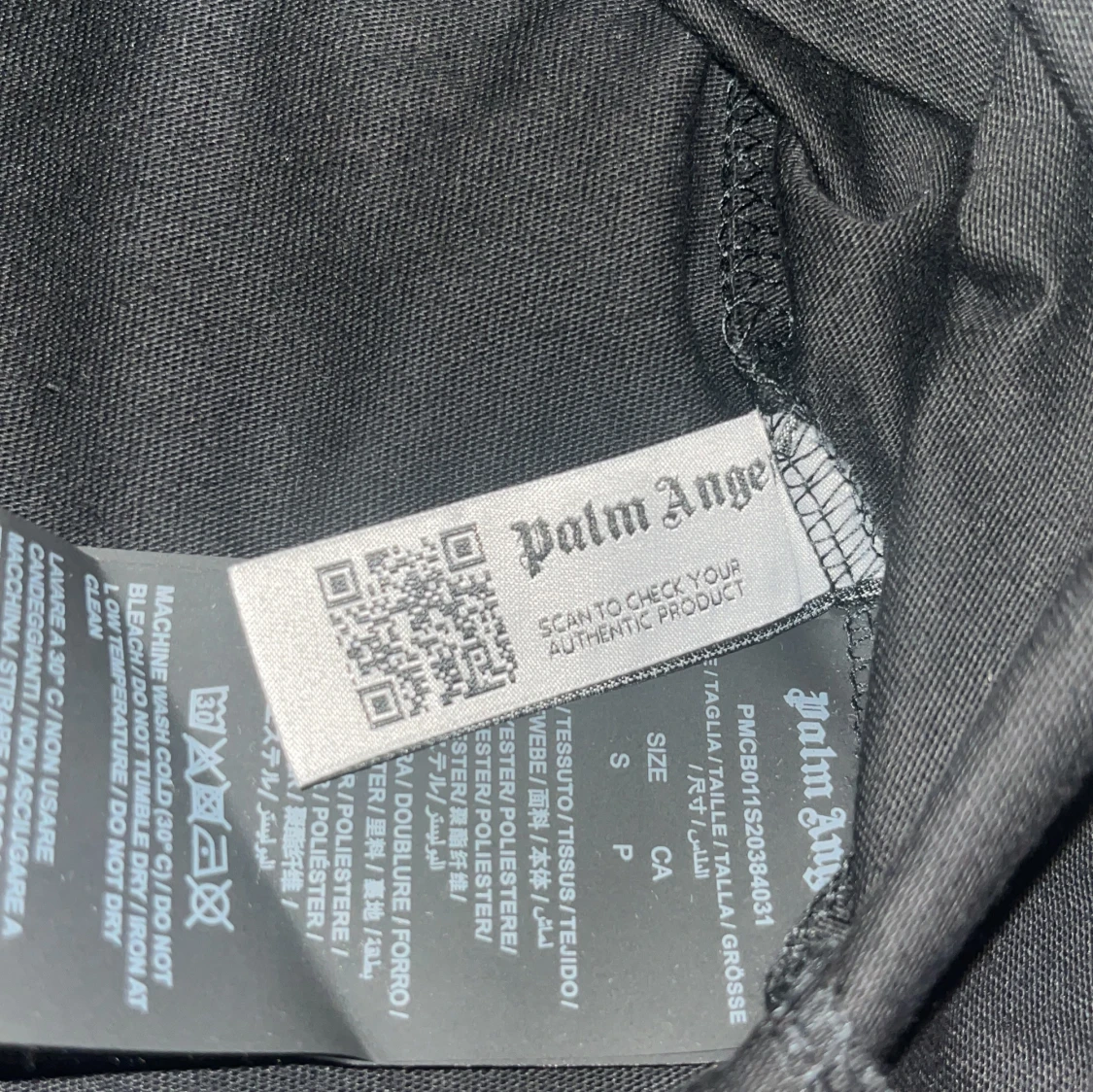 Svart t-shirt från Palm Angels