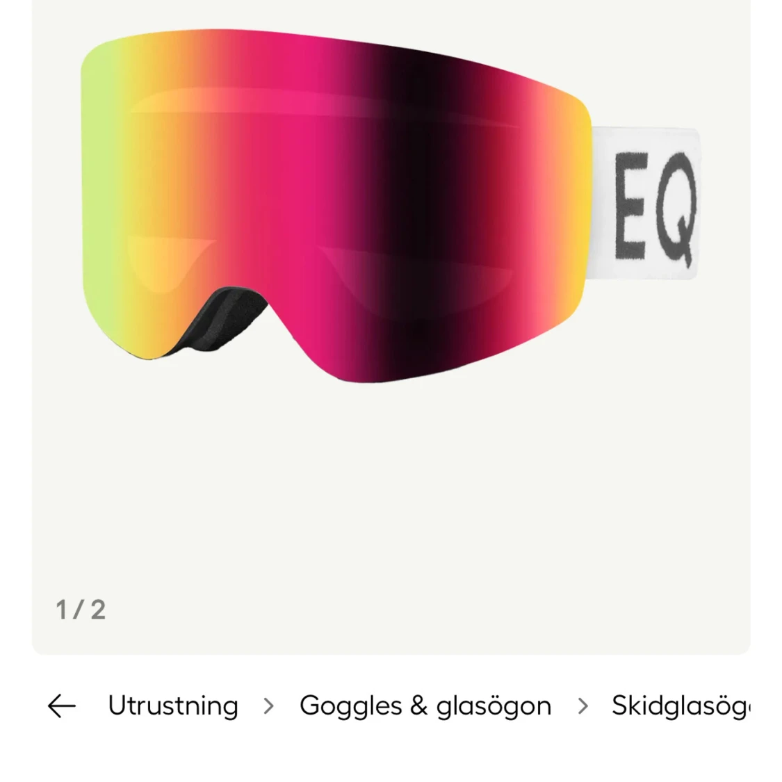 Skidglasögon från EQPE