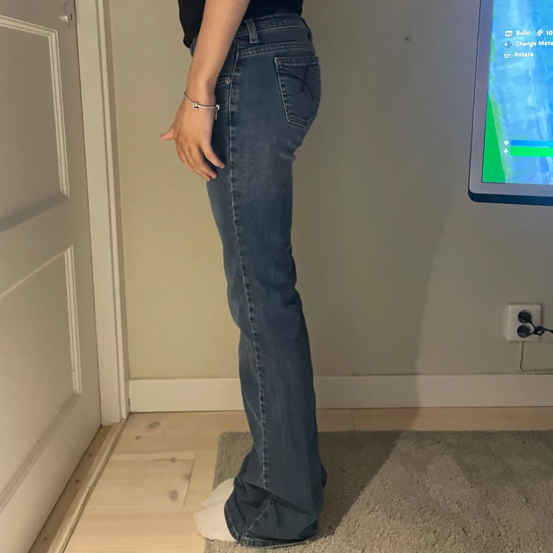 Lågmidjade jeans  - 2