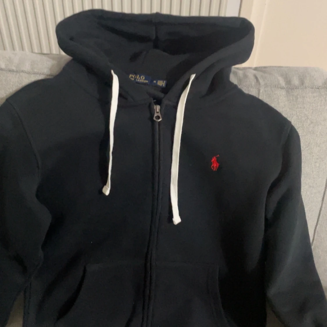 Svart hoodie från Ralph Lauren