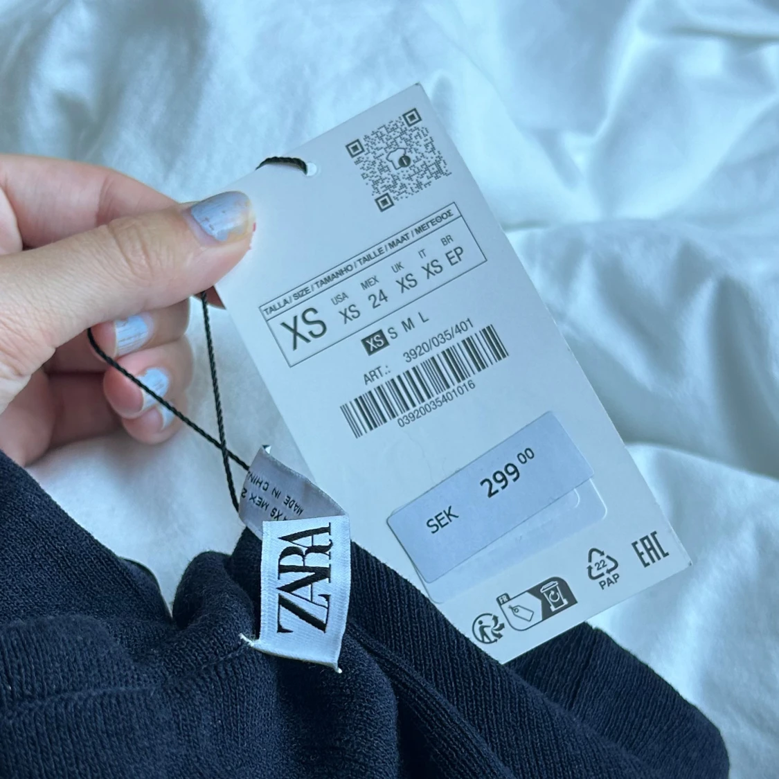 Svart offshoulder topp från Zara - 93
