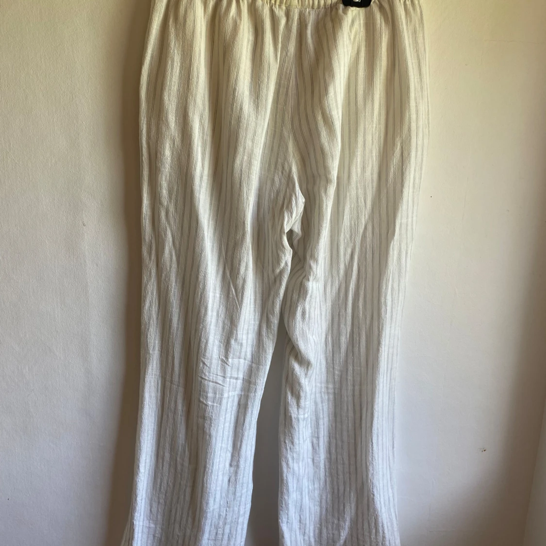 Randiga linnebyxor - 90