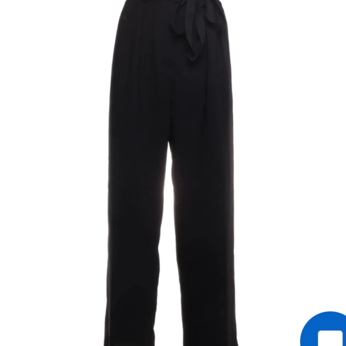 Svarta vida byxor med knytband Samsøe & Samsøe - 90