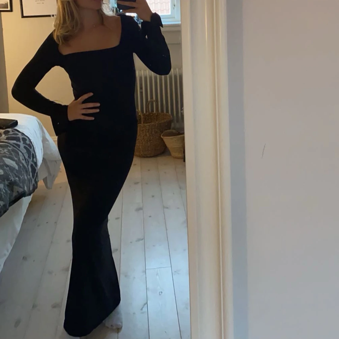 Svart långklänning 