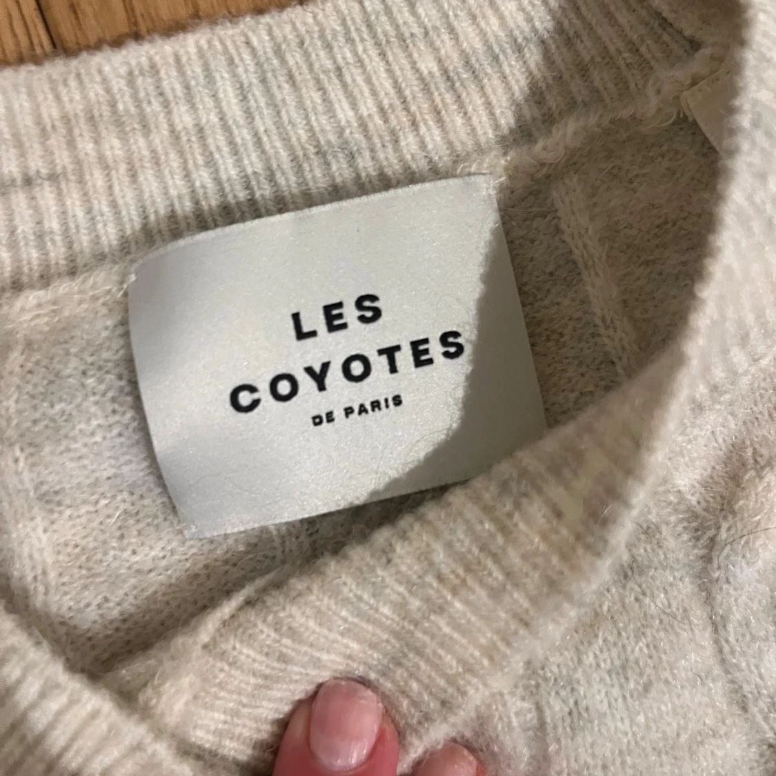 Beige stickad tröja från Les Coyotes de Paris - 90