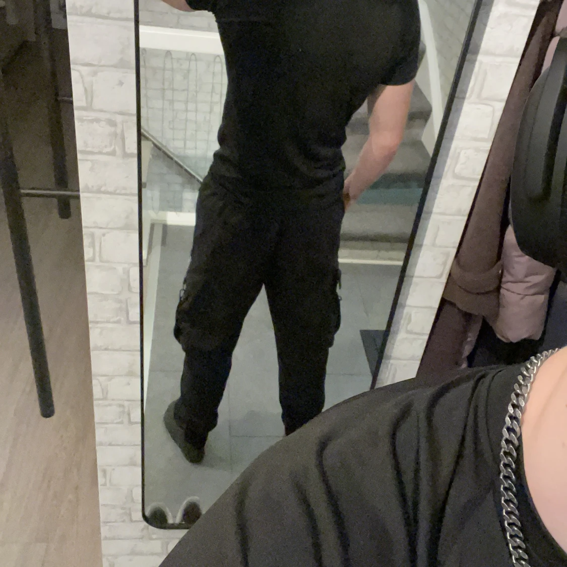 Svarta cargobyxor från New Yorker/Black Squad - 90