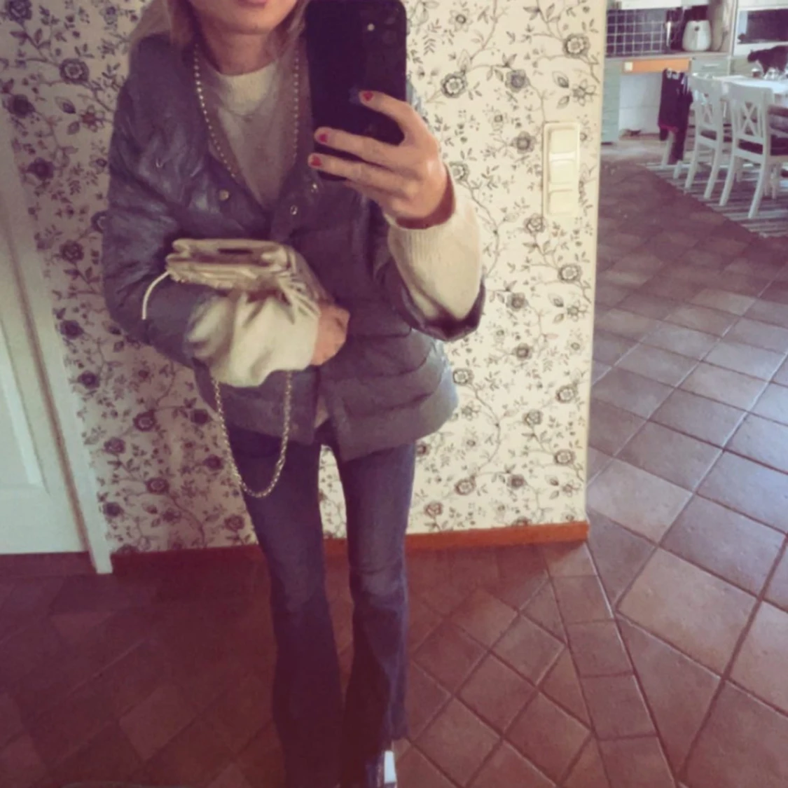 Hernojacka blå/grå - 90