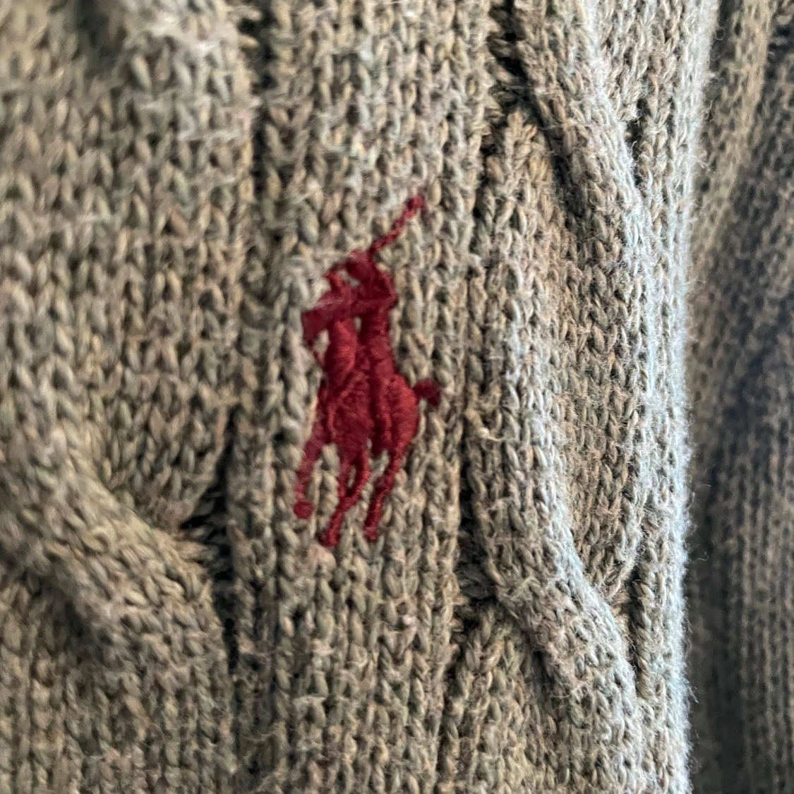 Grön stickad tröja från Ralph Lauren - 91