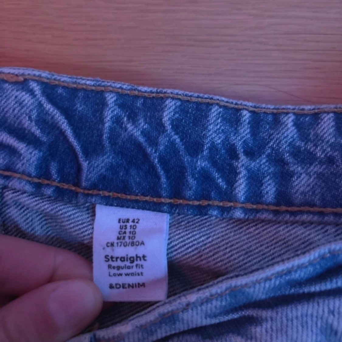 Straight low waist jeans - 91